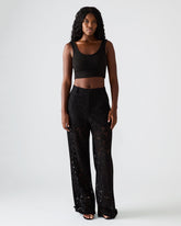 TRE LACE PANT BLACK