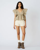 SASKYA TOP KHAKI