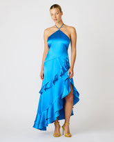 CASPIA DRESS BLUE