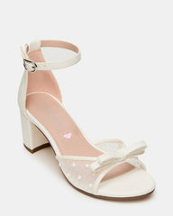 KIDS' ADIA WHITE MESH